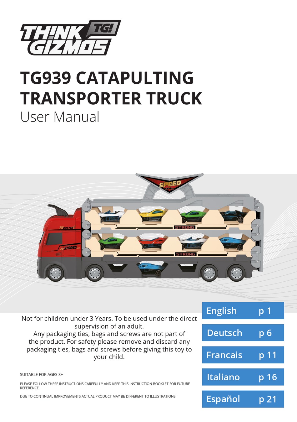 THINK GIZMOS TG939 USER MANUAL Pdf Download ManualsLib