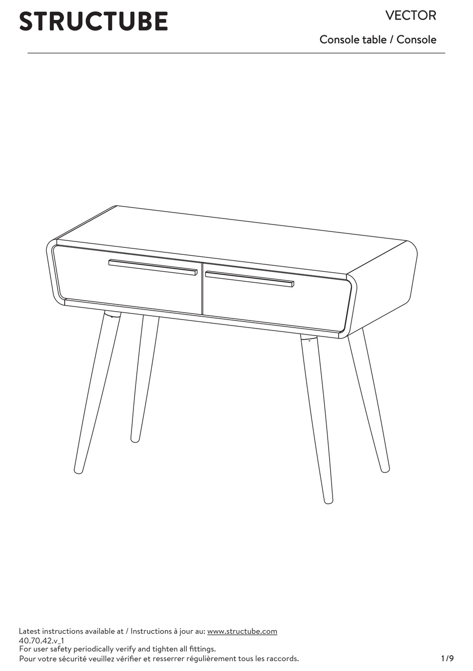 STRUCTUBE VECTOR ASSEMBLY INSTRUCTIONS MANUAL Pdf Download ManualsLib