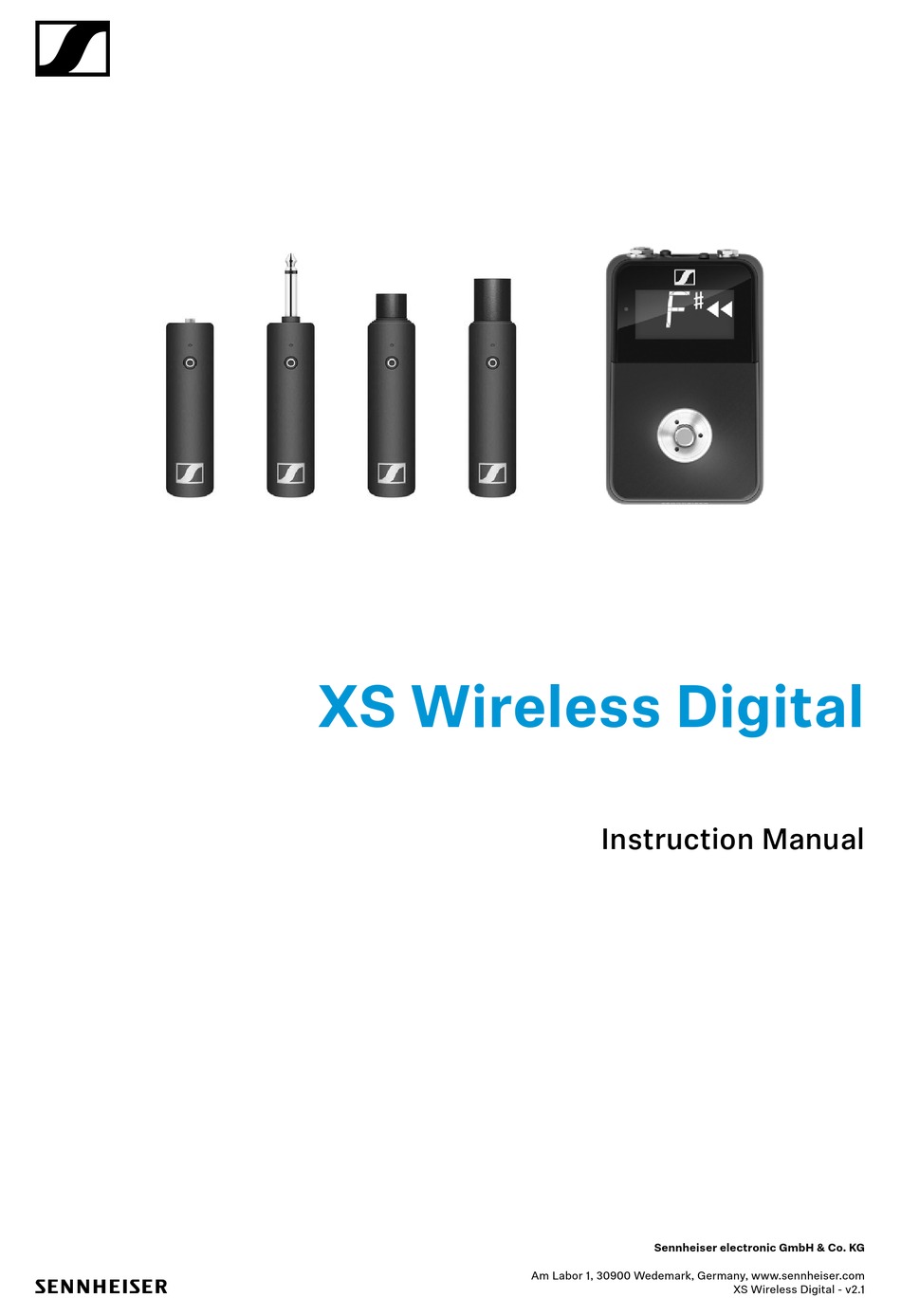 SENNHEISER XS WIRELESS INSTRUCTION MANUAL Pdf Download ManualsLib