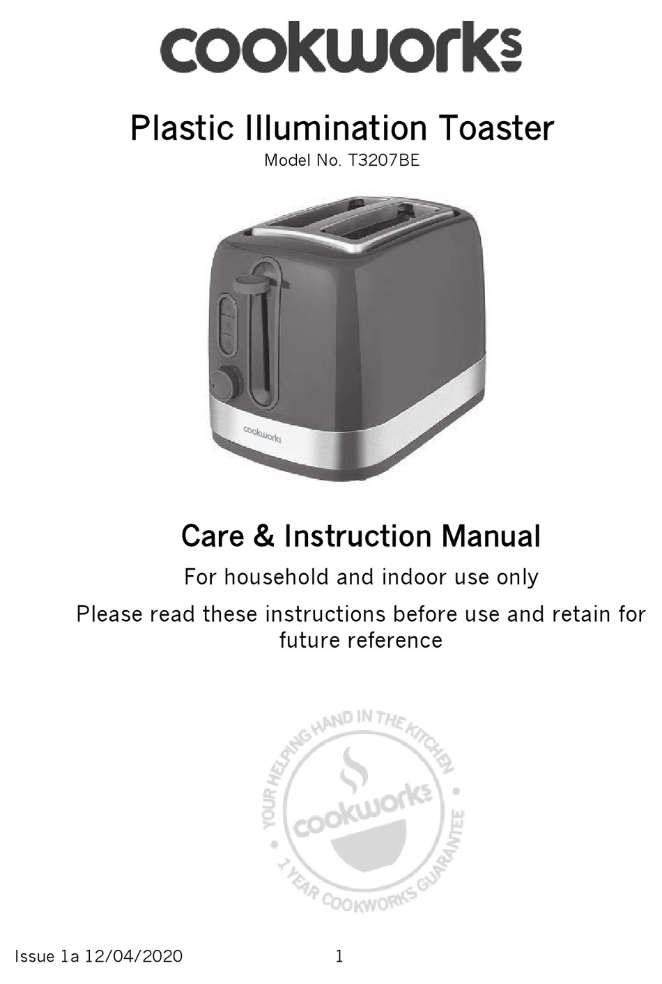 COOKWORKS T3207BE CARE & INSTRUCTION MANUAL Pdf Download ManualsLib