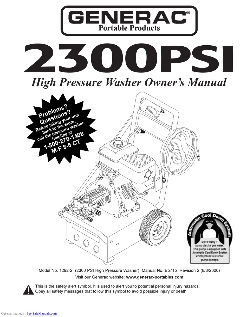 GENERAC POWER SYSTEMS 12922 OWNER'S MANUAL Pdf Download ManualsLib