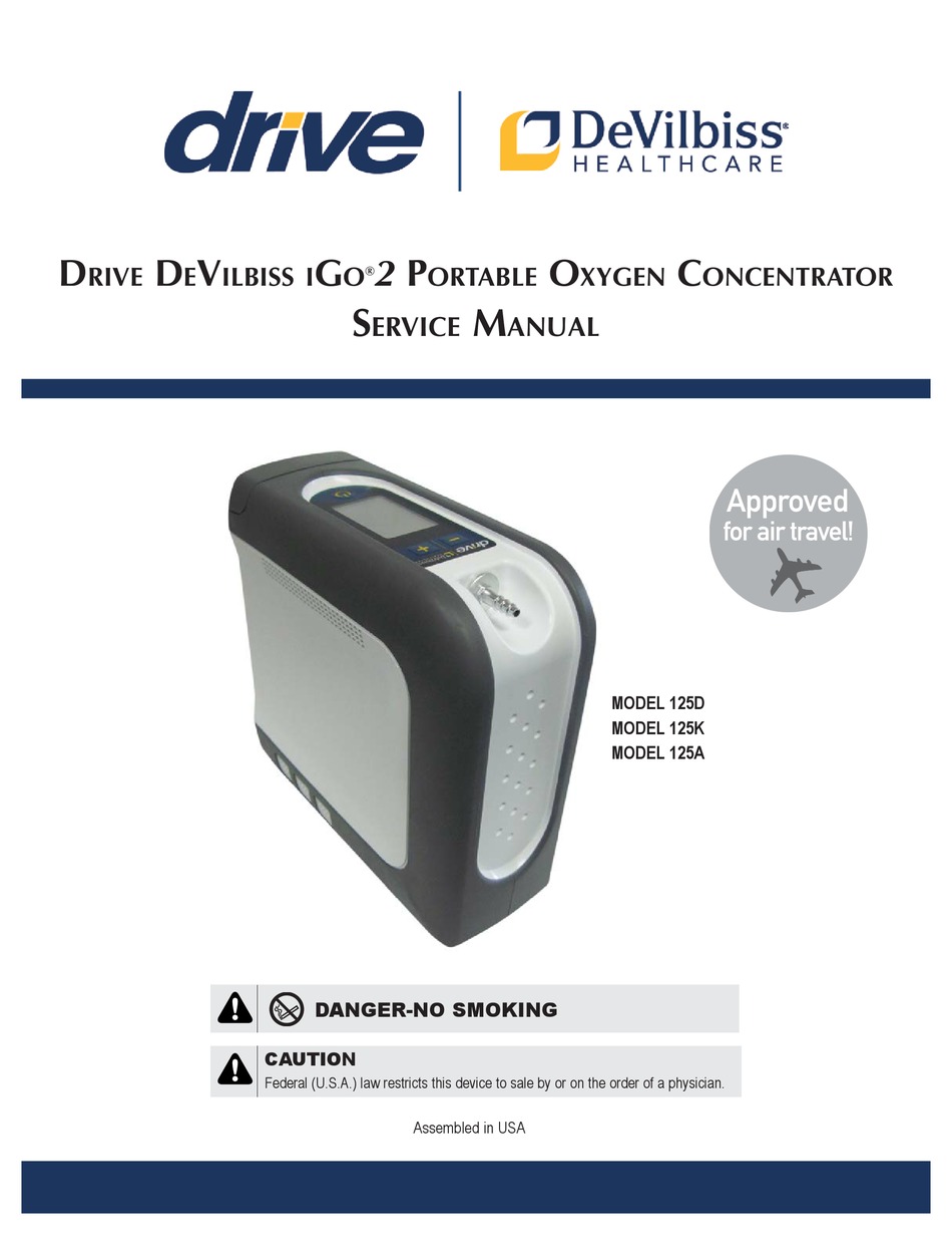 DRIVE DEVILBISS IGO 2 SERVICE MANUAL Pdf Download ManualsLib