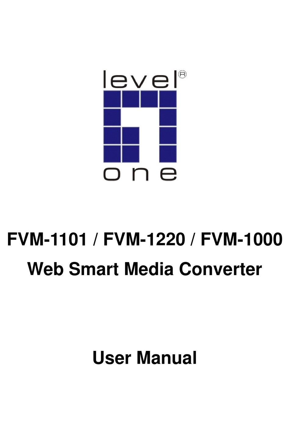 LEVELONE FVM1101 USER MANUAL Pdf Download ManualsLib