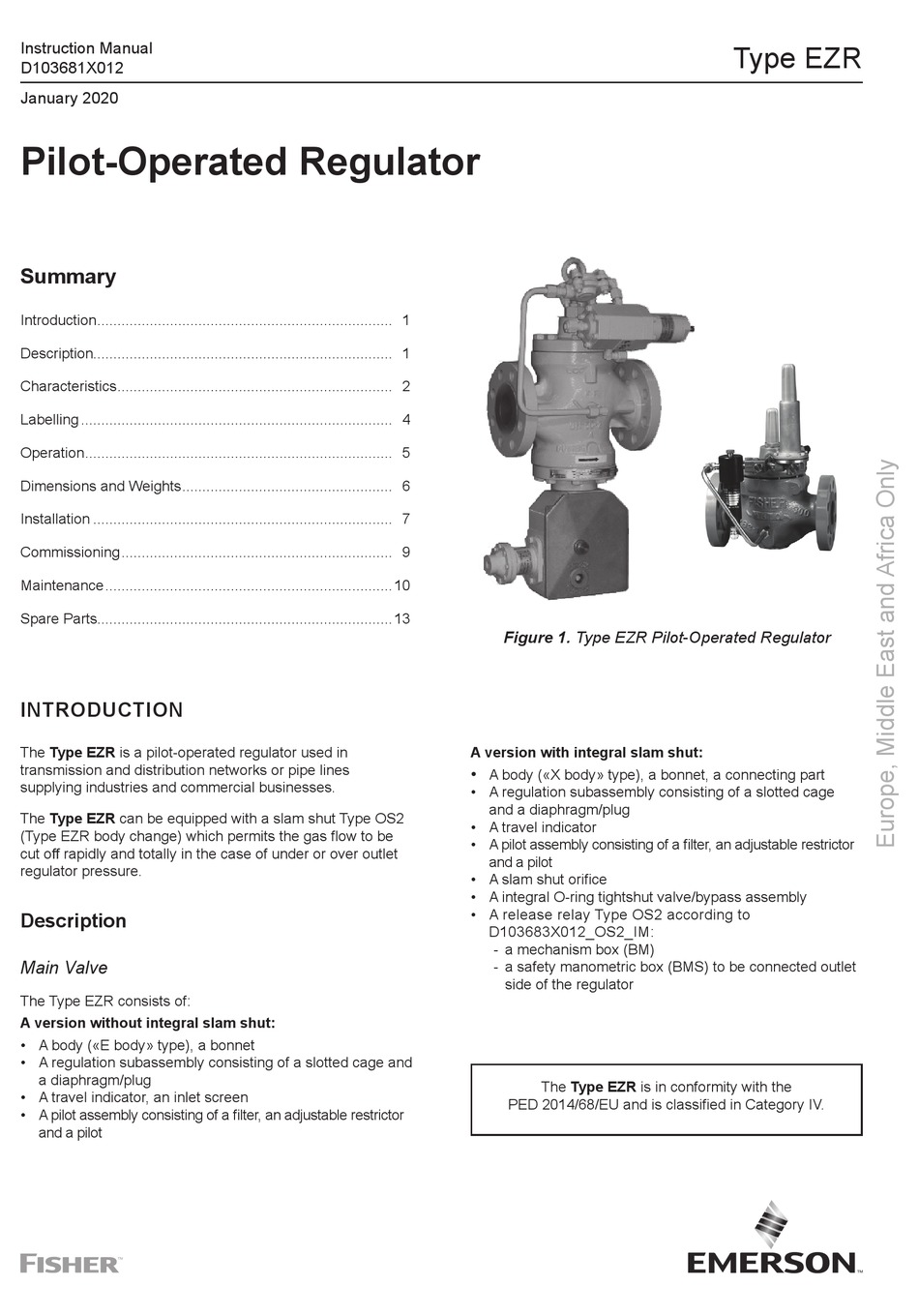 EMERSON FISHER EZR INSTRUCTION MANUAL Pdf Download ManualsLib