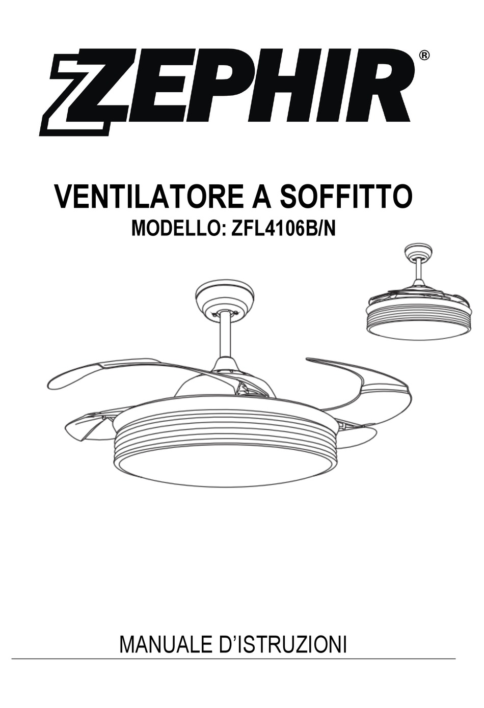 ZEPHIR ZFL4106B MANUAL Pdf Download ManualsLib