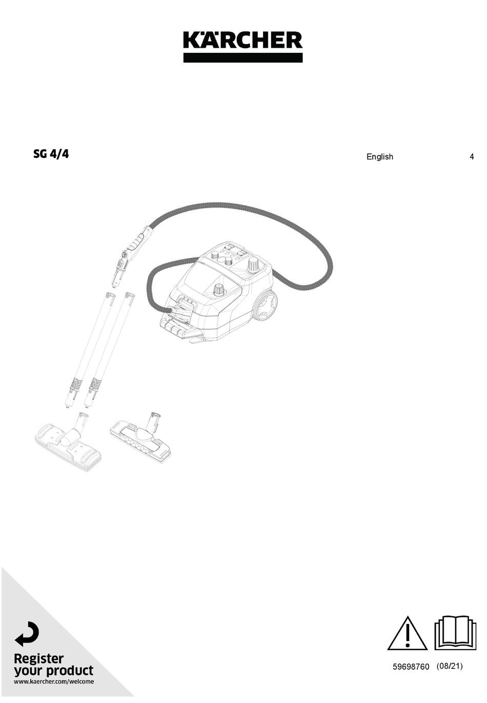 KÄRCHER SG 4/4 MANUAL Pdf Download ManualsLib