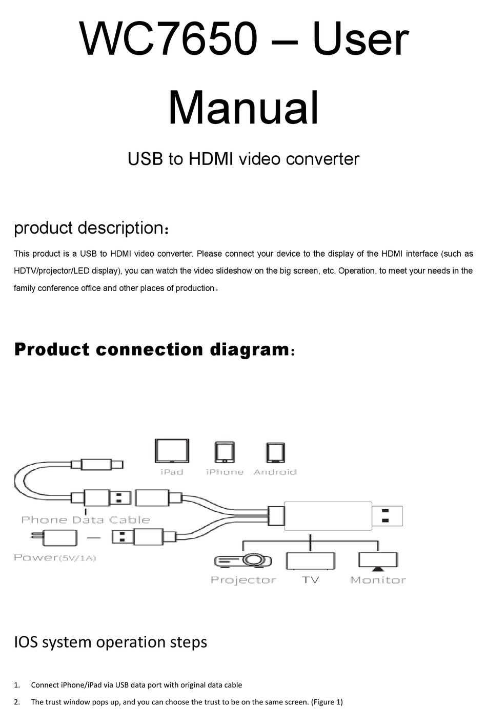 JAYCAR WC7650 USER MANUAL Pdf Download ManualsLib