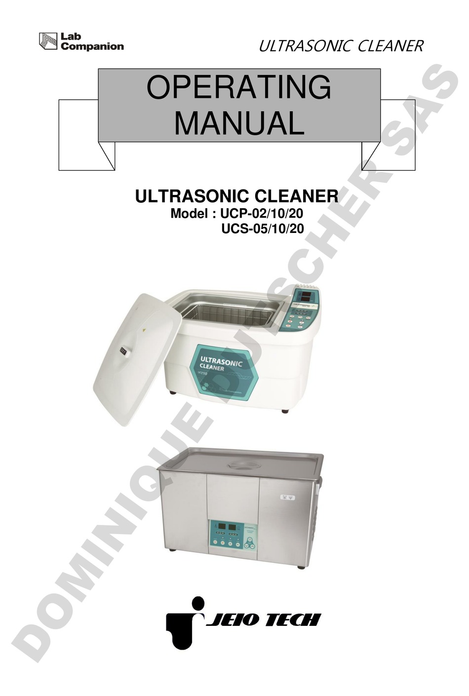 LAB COMPANION UCP02/10/20 OPERATING MANUAL Pdf Download ManualsLib
