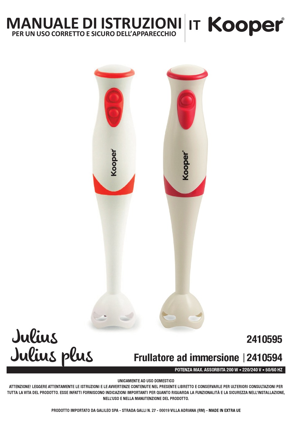 kooper-julius-2410595-user-instructions-pdf-download-manualslib