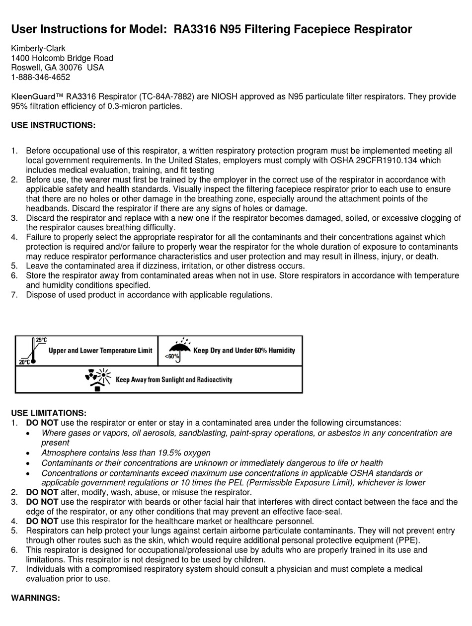 KIMBERLY CLARK RA3316 USER INSTRUCTIONS Pdf Download ManualsLib