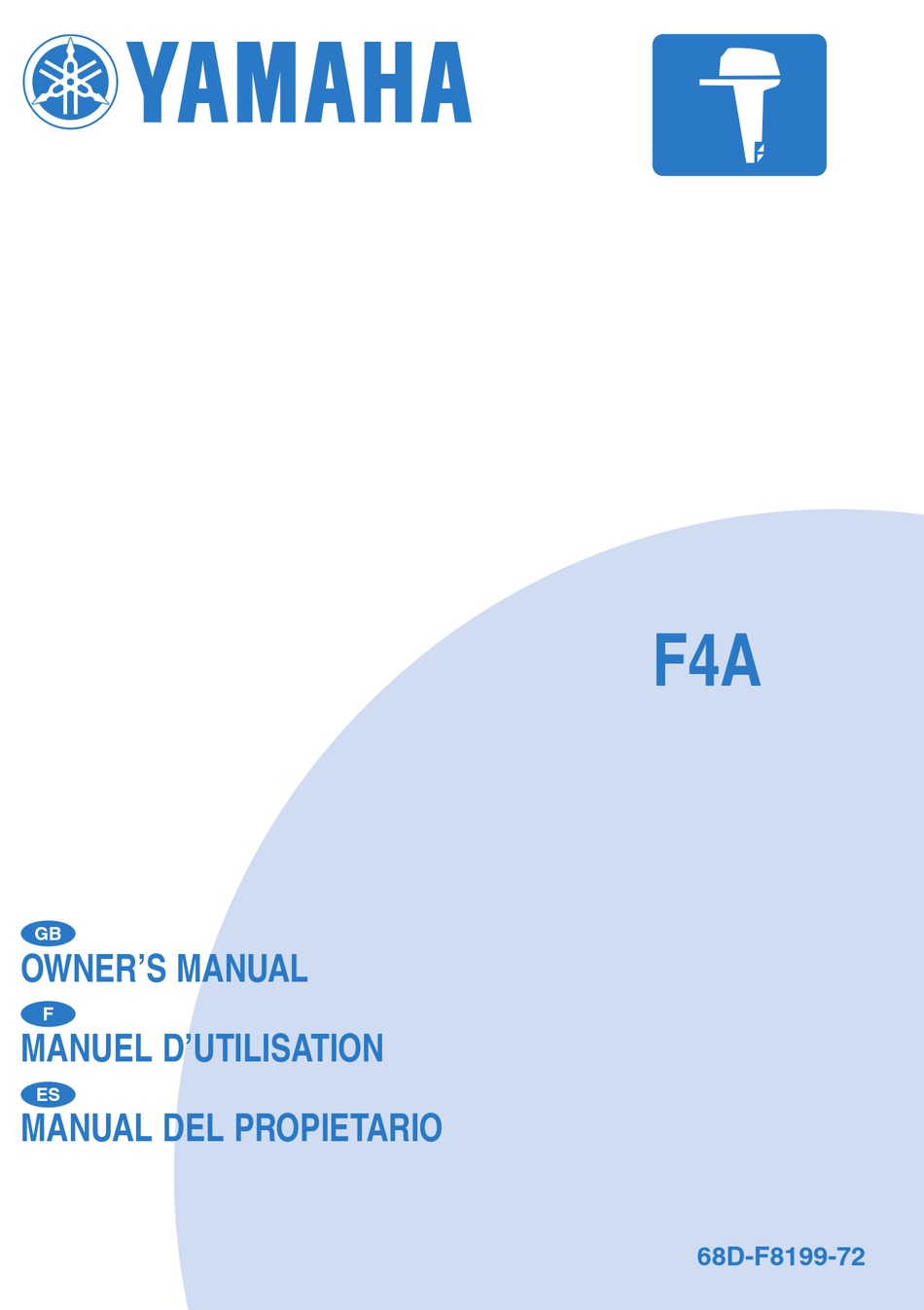 YAMAHA F4 OWNER'S MANUAL Pdf Download ManualsLib