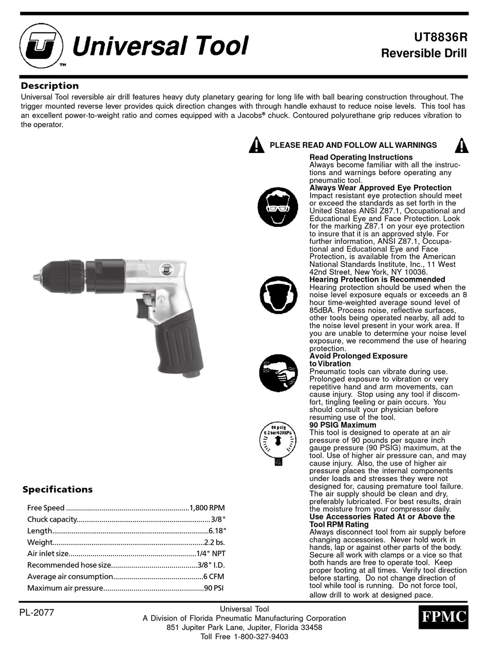 UNIVERSAL TOOL UT8836R MANUAL Pdf Download ManualsLib