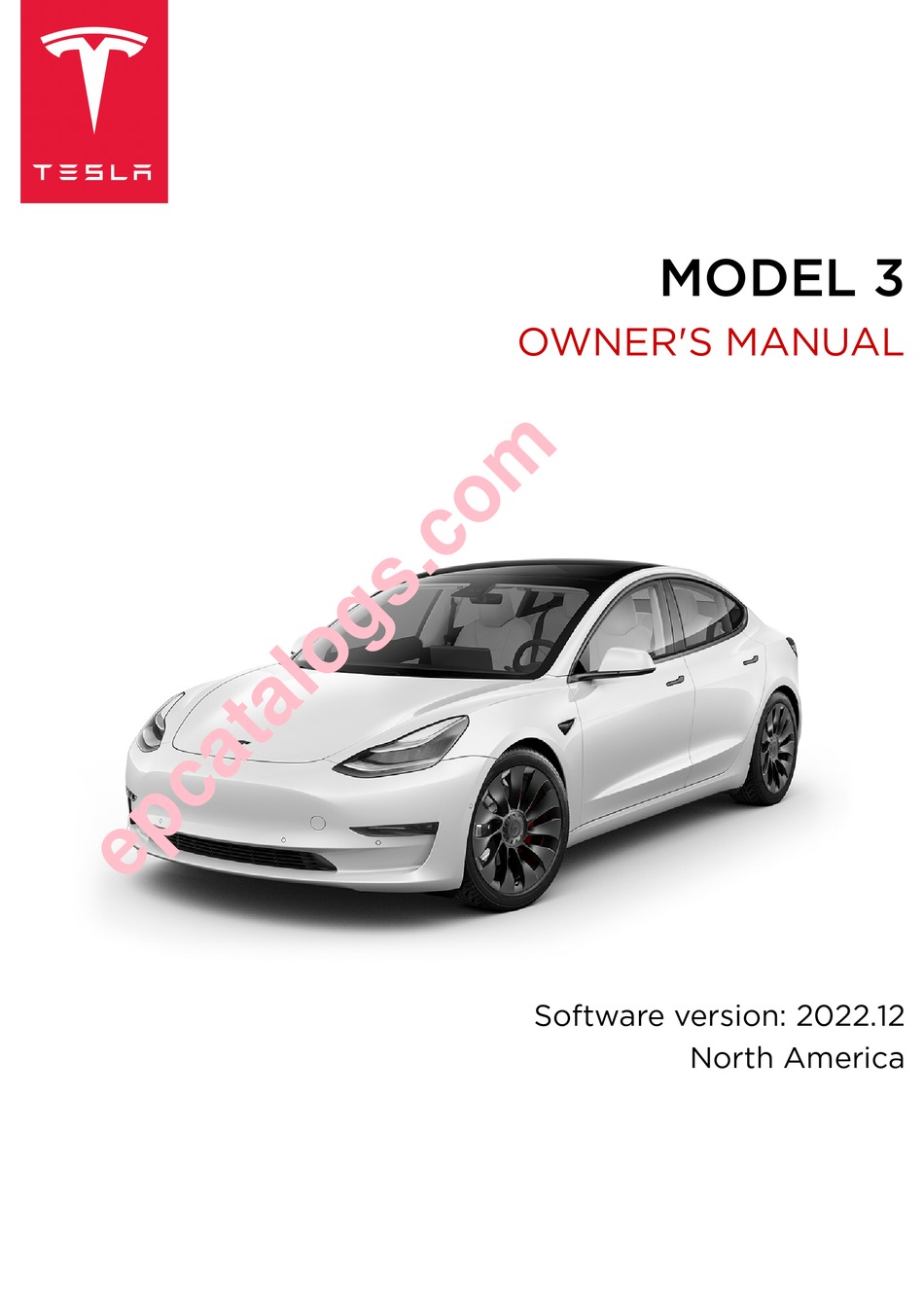 TESLA MODEL 3 OWNER'S MANUAL Pdf Download ManualsLib