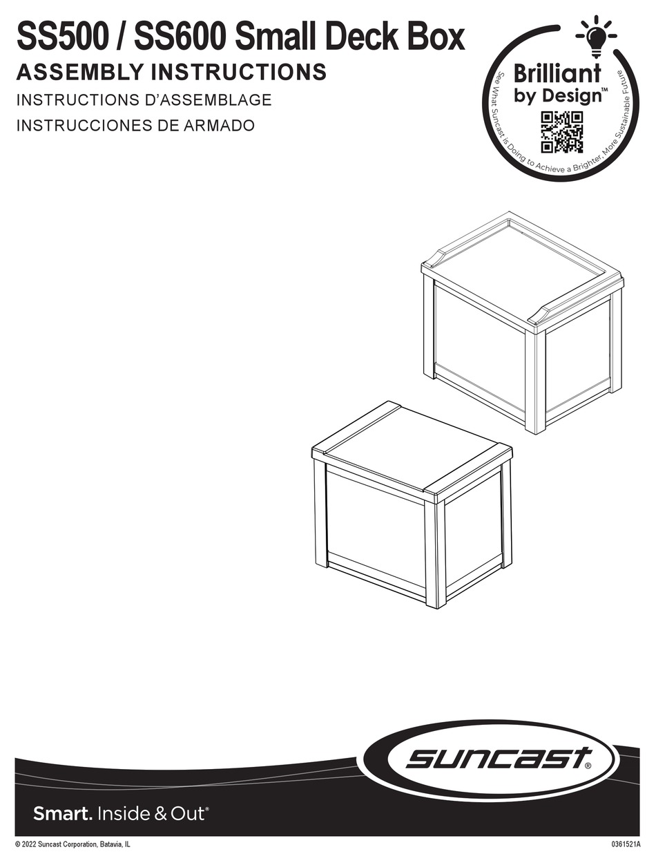 SUNCAST SS500 ASSEMBLY INSTRUCTIONS MANUAL Pdf Download ManualsLib