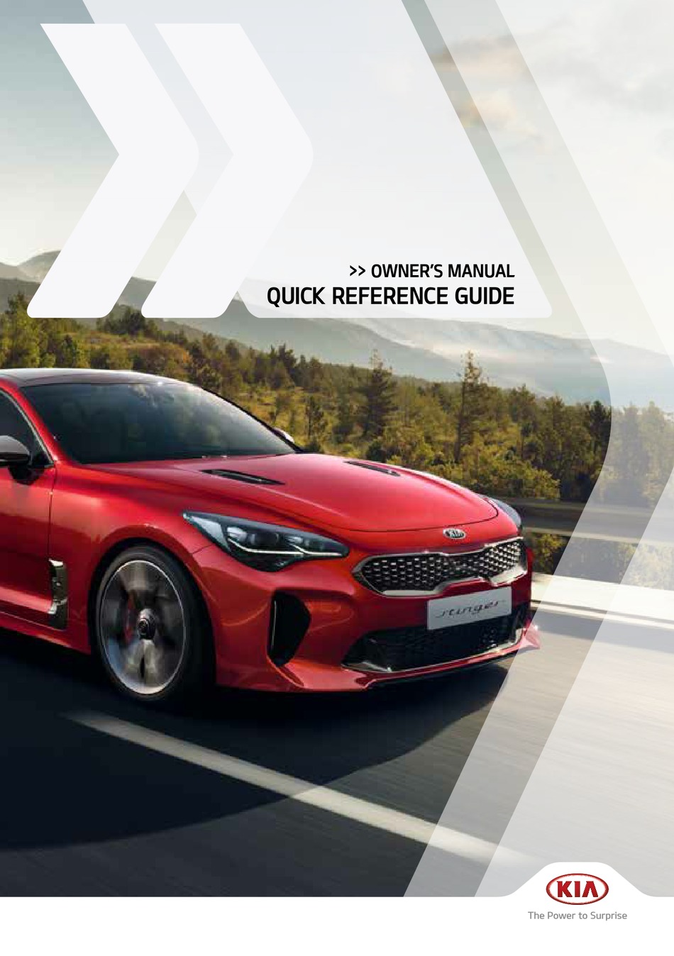 KIA STINGER 2018 OWNER'S MANUAL Pdf Download ManualsLib