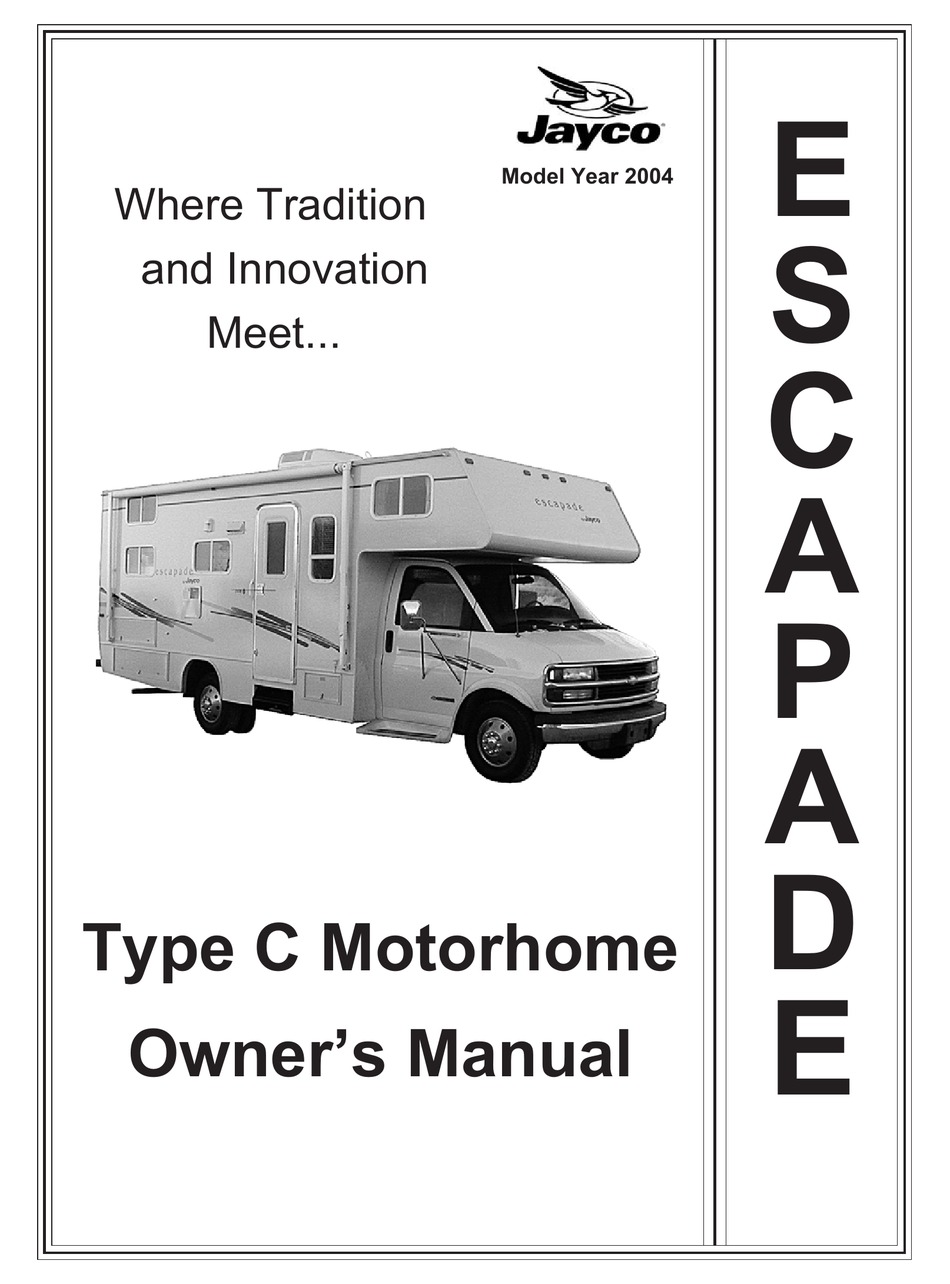 JAYCO ESCAPADE 2004 OWNER'S MANUAL Pdf Download ManualsLib