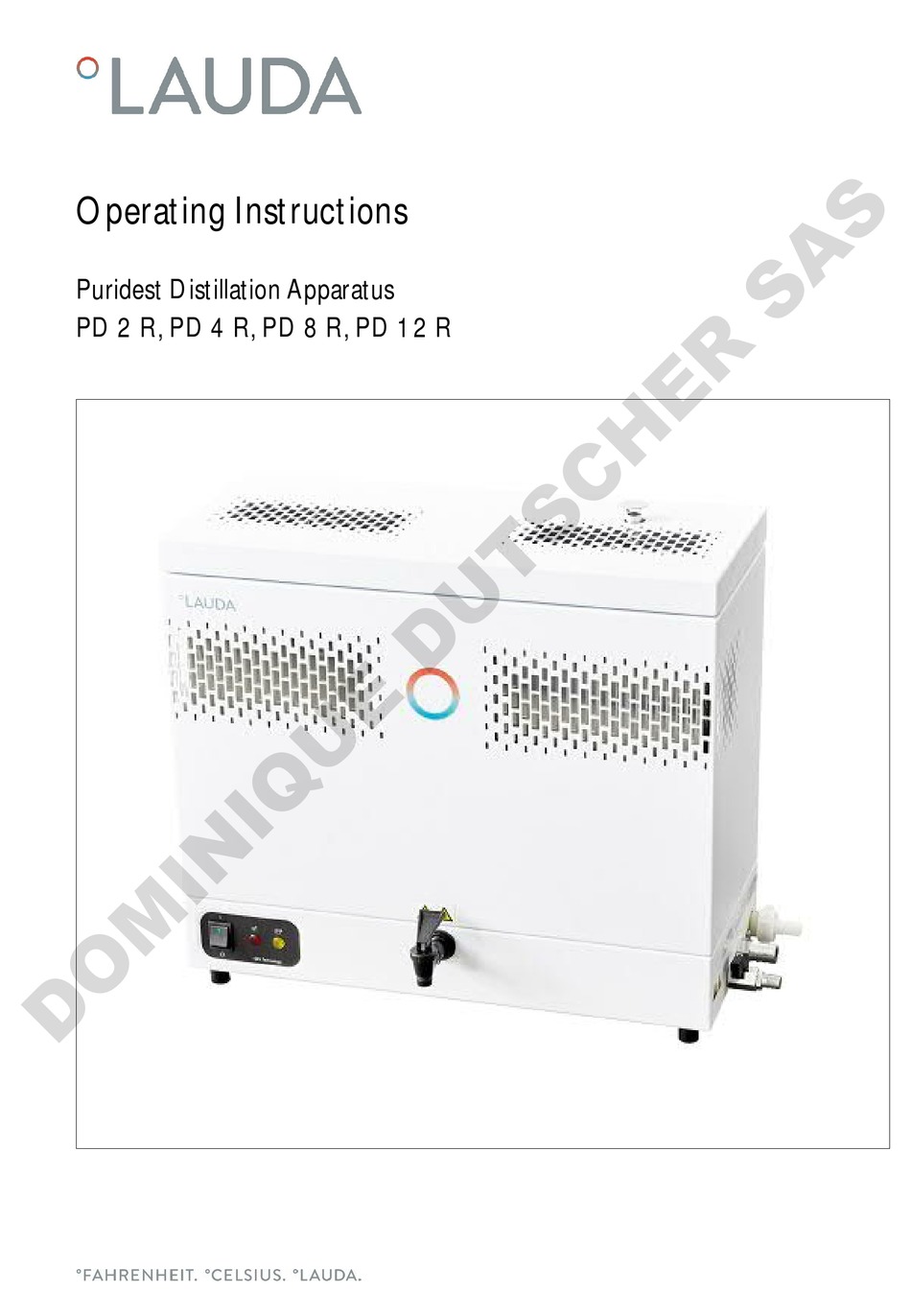 LAUDA PD 2 R OPERATING INSTRUCTIONS MANUAL Pdf Download ManualsLib