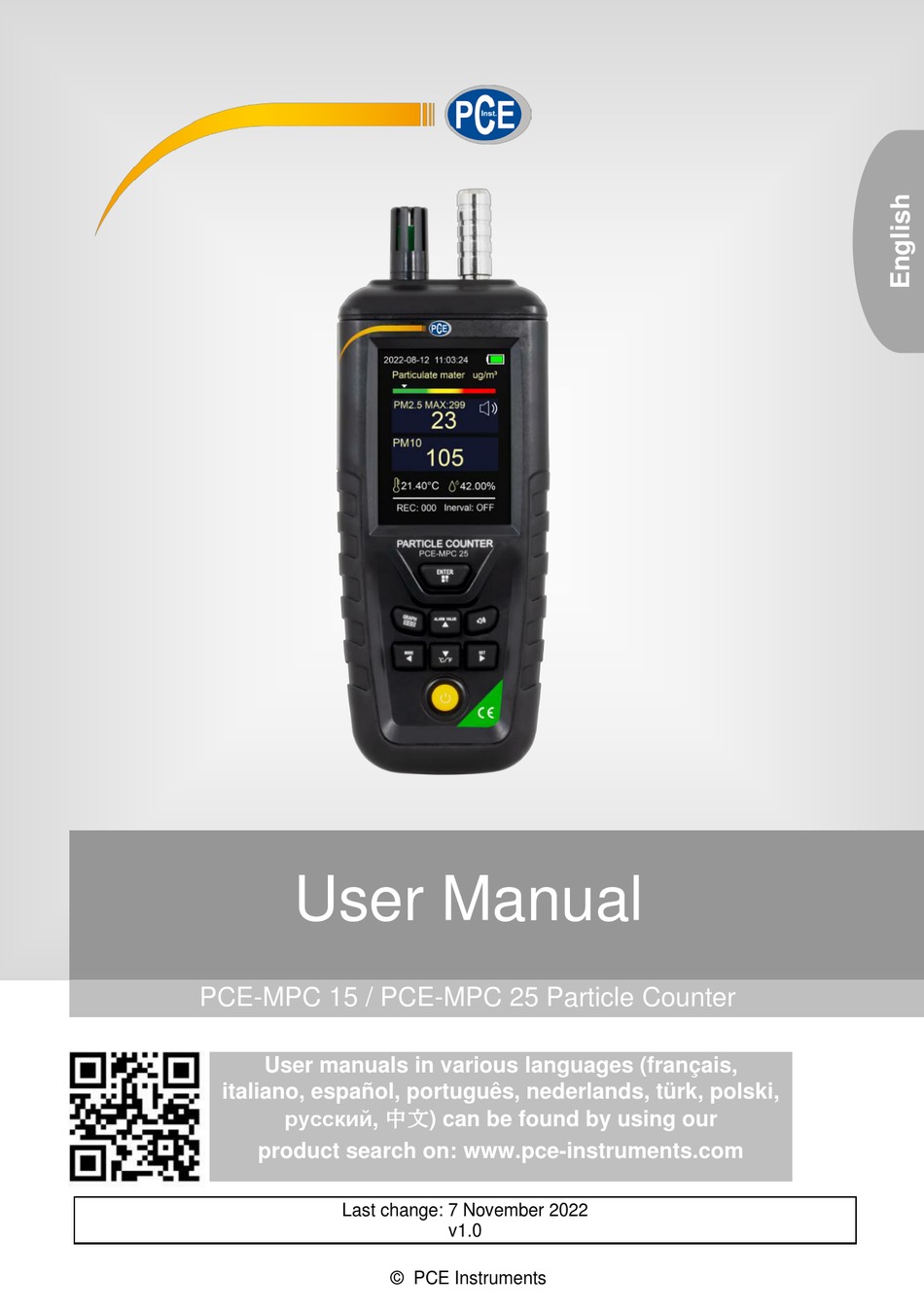 PCE INSTRUMENTS PCEMPC 15 USER MANUAL Pdf Download ManualsLib