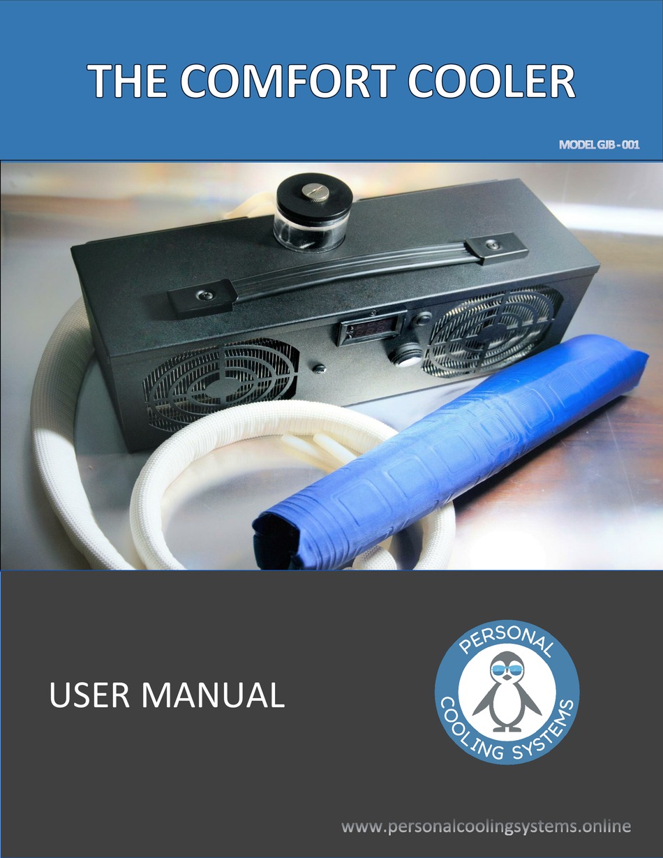 PERSONAL COOLING SYSTEMS COMFORT COOLER USER MANUAL Pdf Download ManualsLib