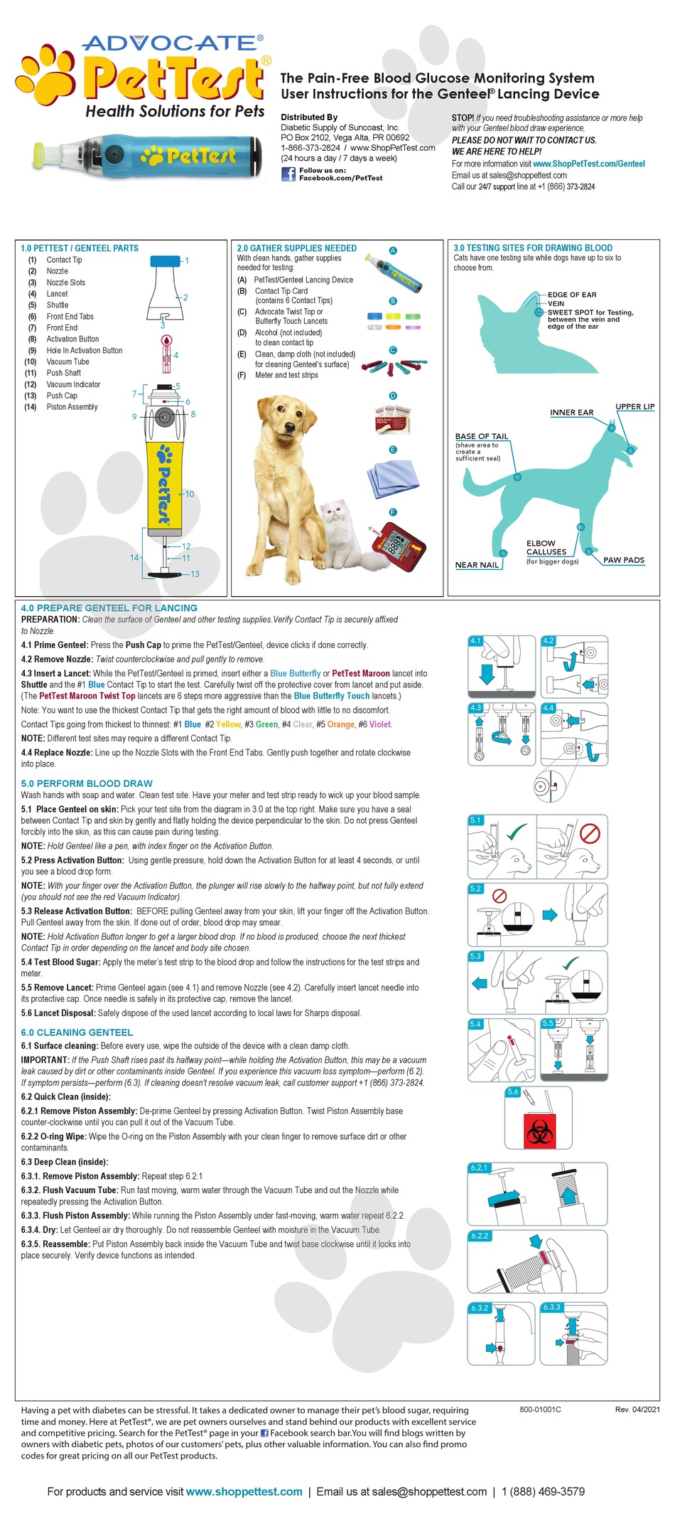 ADVOCATE GENTEEL PETTEST USER INSTRUCTIONS Pdf Download ManualsLib