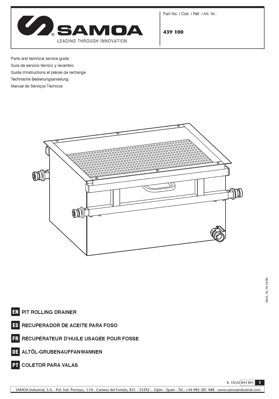 SAMOA 439 100 PARTS AND TECHNICAL SERVICE MANUAL Pdf Download ManualsLib
