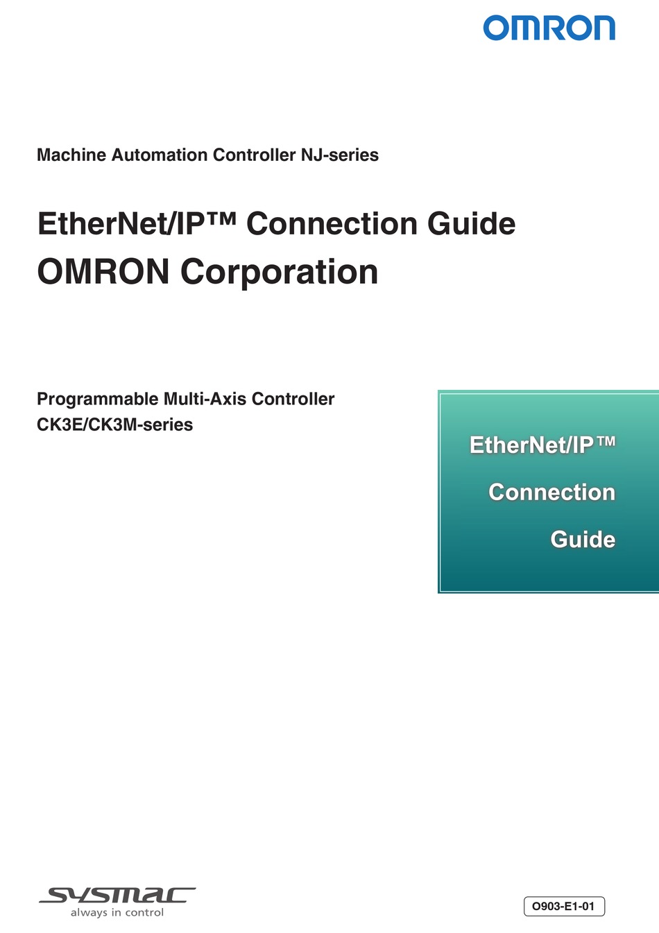 OMRON CK3E SERIES CONNECTION MANUAL Pdf Download | ManualsLib