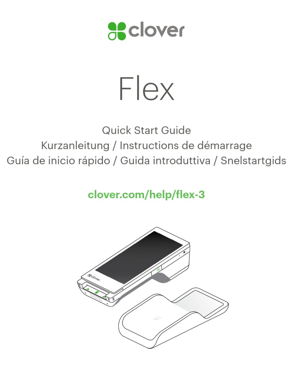 CLOVER FLEX QUICK START MANUAL Pdf Download ManualsLib