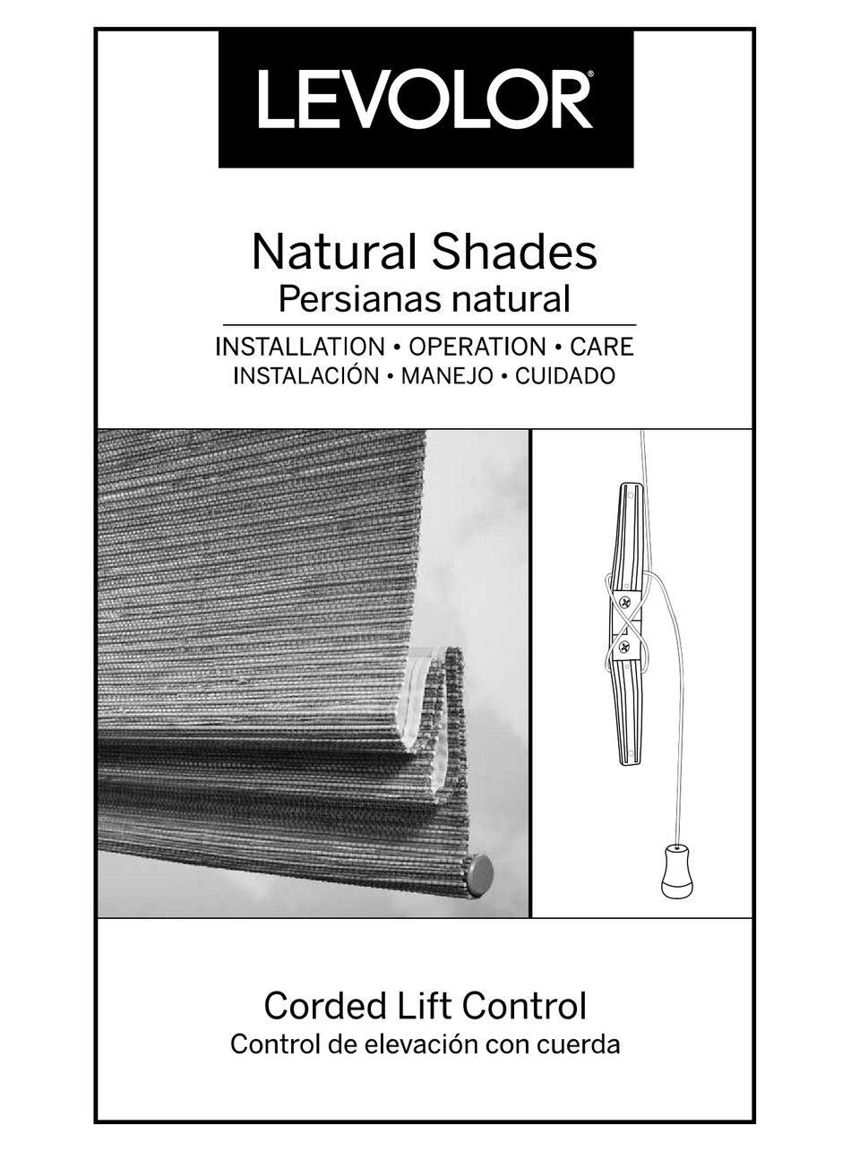 LEVOLOR NATURAL SHADES MANUAL Pdf Download ManualsLib