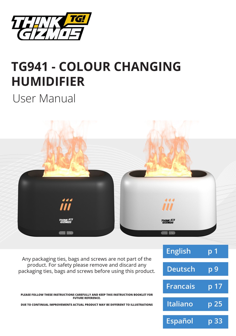 THINK GIZMOS TG941 USER MANUAL Pdf Download ManualsLib