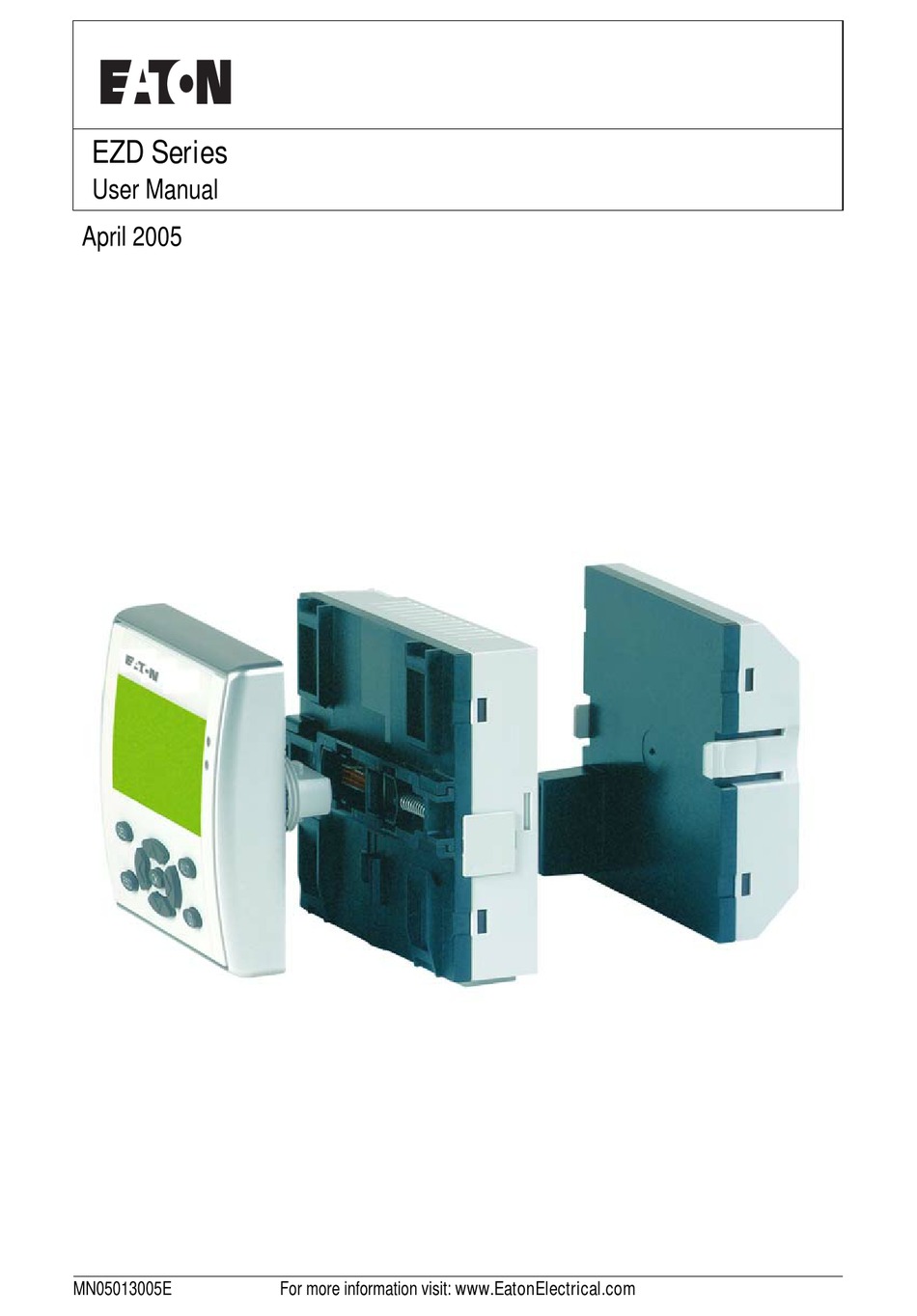 EATON EZD SERIES USER MANUAL Pdf Download ManualsLib