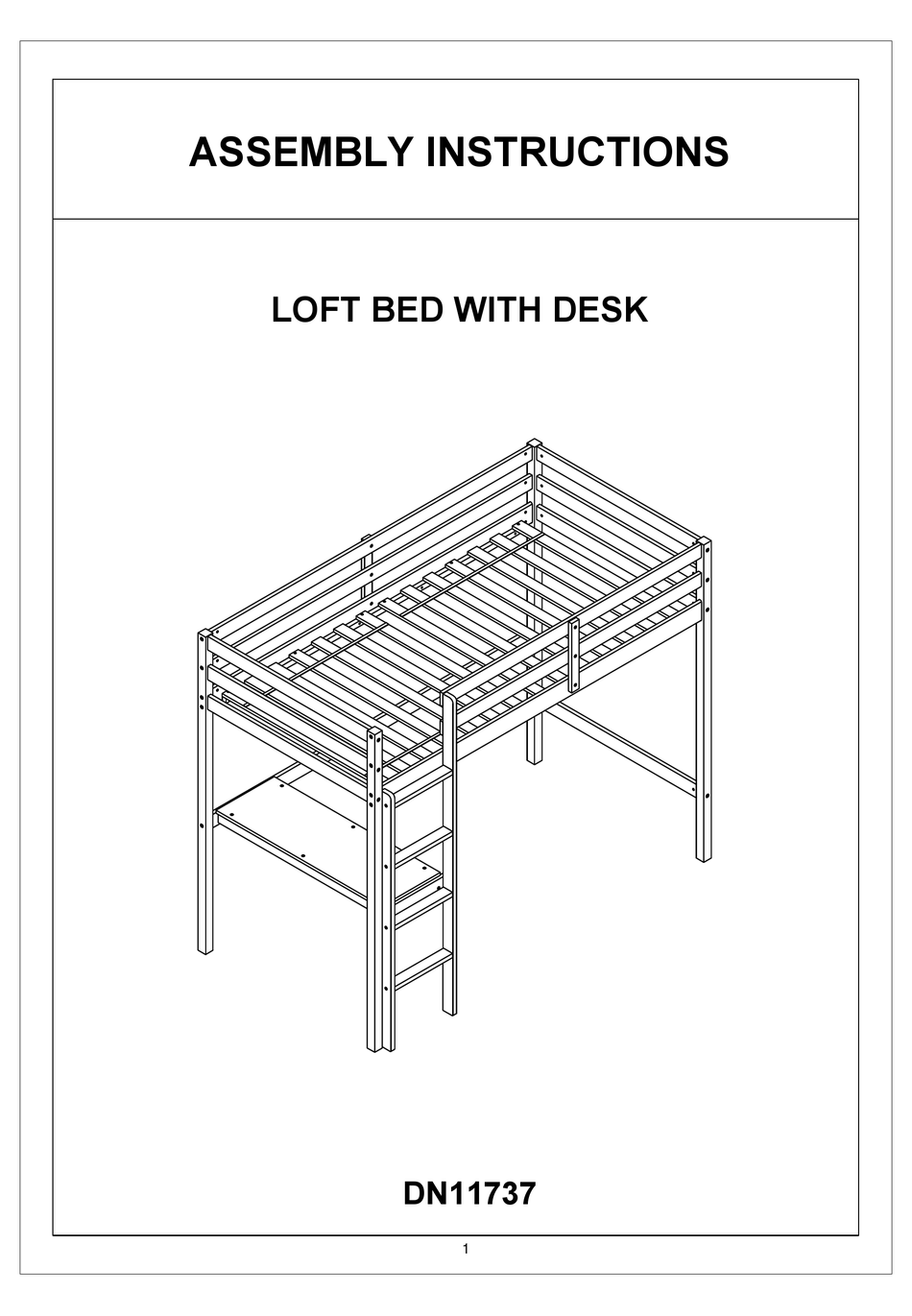 OVERSTOCK DN11737 ASSEMBLY INSTRUCTIONS MANUAL Pdf Download ManualsLib