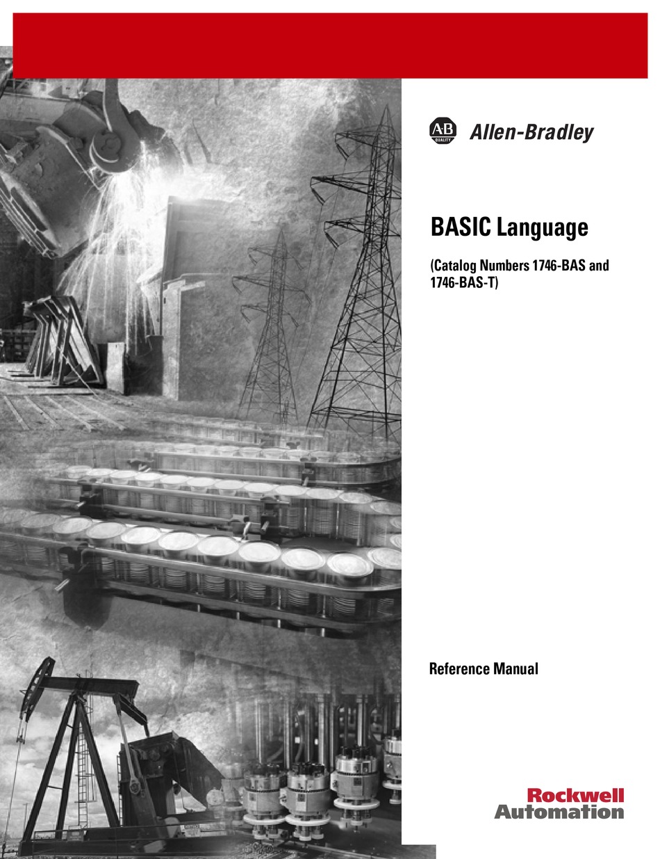 ROCKWELL AUTOMATION ALLEN-BRADLEY SLC 500 BASIC REFERENCE MANUAL Pdf ...