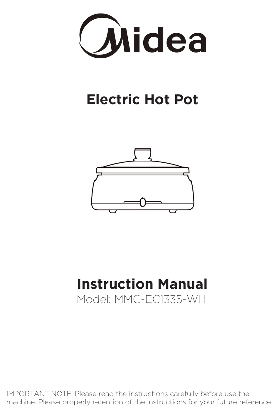 MIDEA MMC-EC1335-WH INSTRUCTION MANUAL Pdf Download | ManualsLib