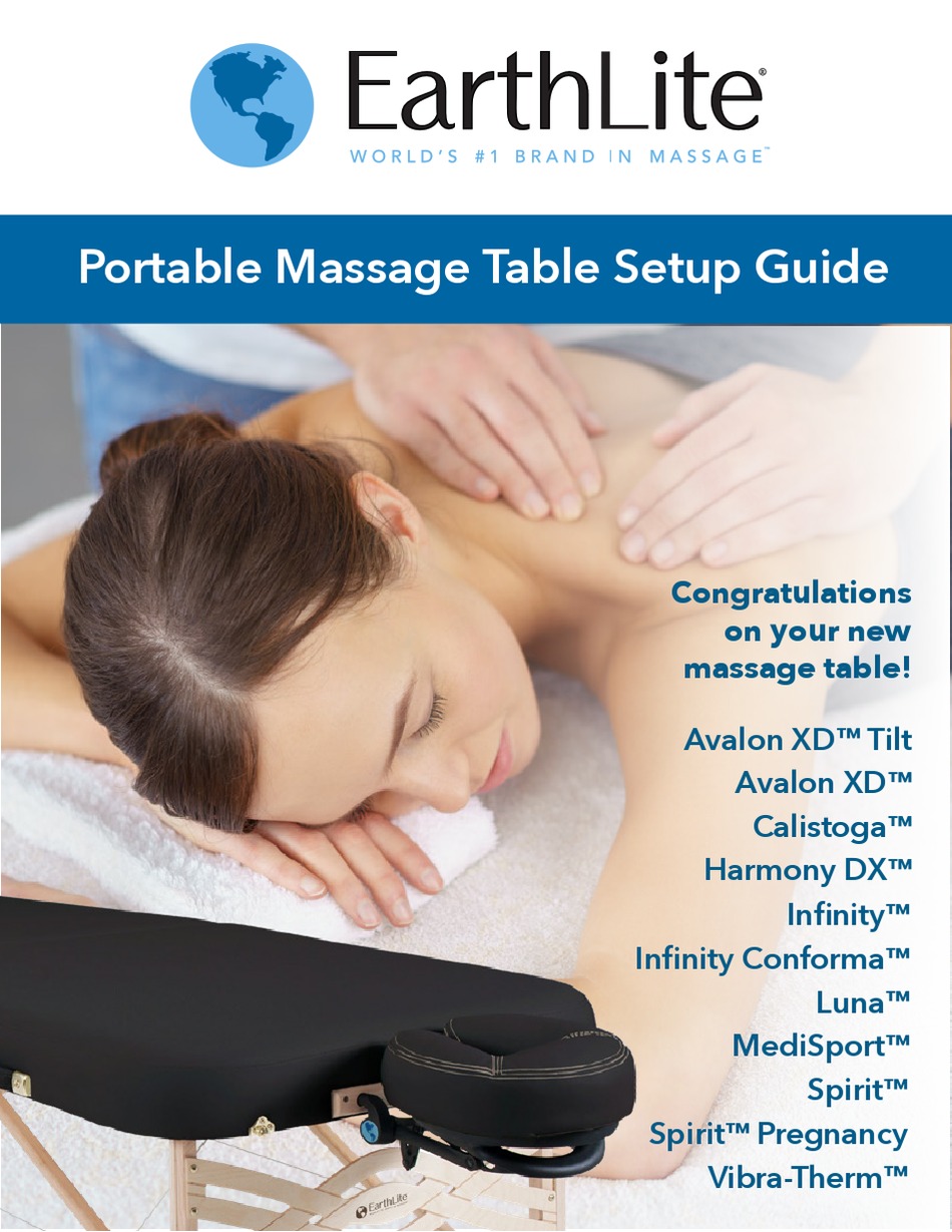 EARTHLITE AVALON XD TILT SETUP MANUAL Pdf Download ManualsLib