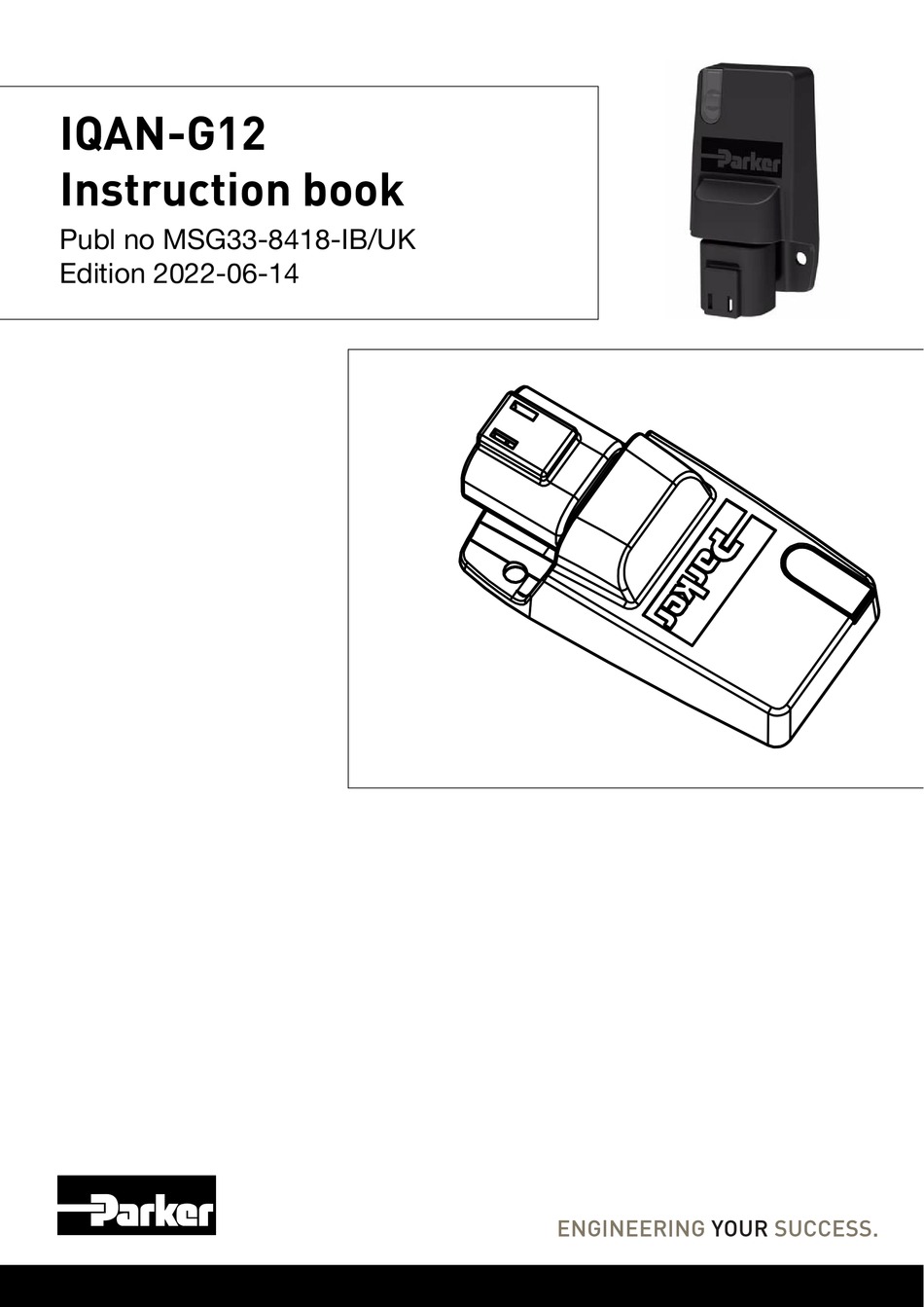 PARKER IQAN-G12 INSTRUCTION BOOK Pdf Download | ManualsLib