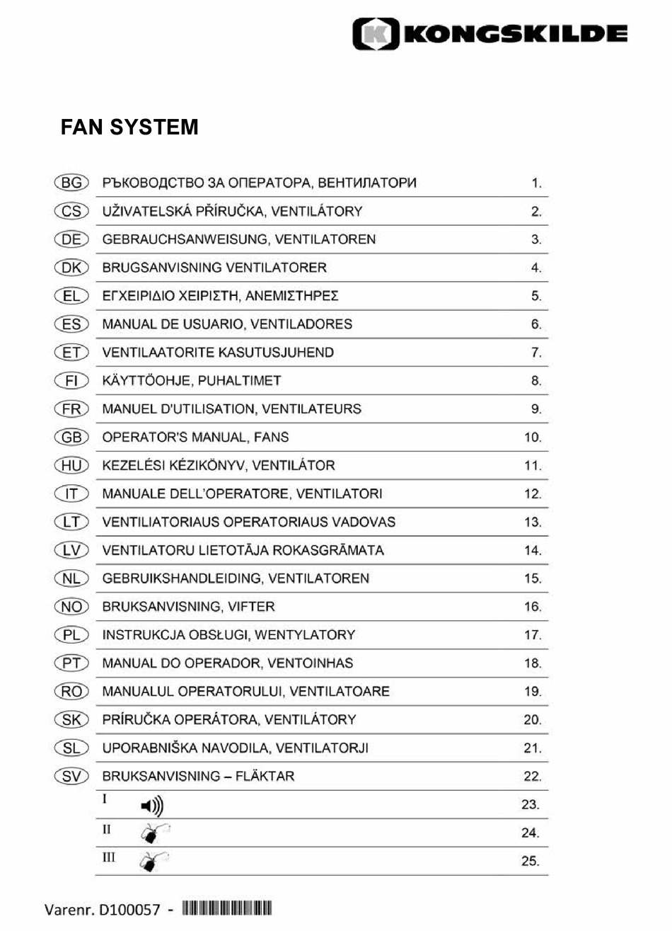 KONGSKILDE JK30MT OPERATOR'S MANUAL Pdf Download ManualsLib