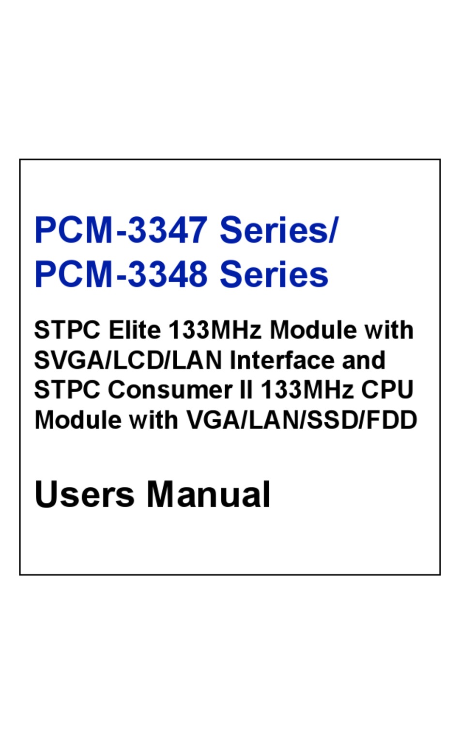 Advantech Pcm Series User Manual Pdf Download Manualslib