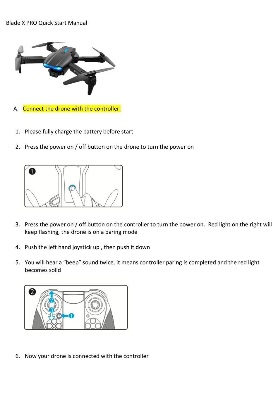 x blade specifications