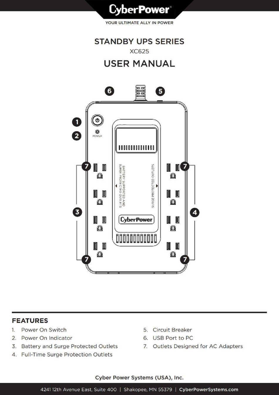 CYBERPOWER STANDBY UPS SERIES USER MANUAL Pdf Download ManualsLib