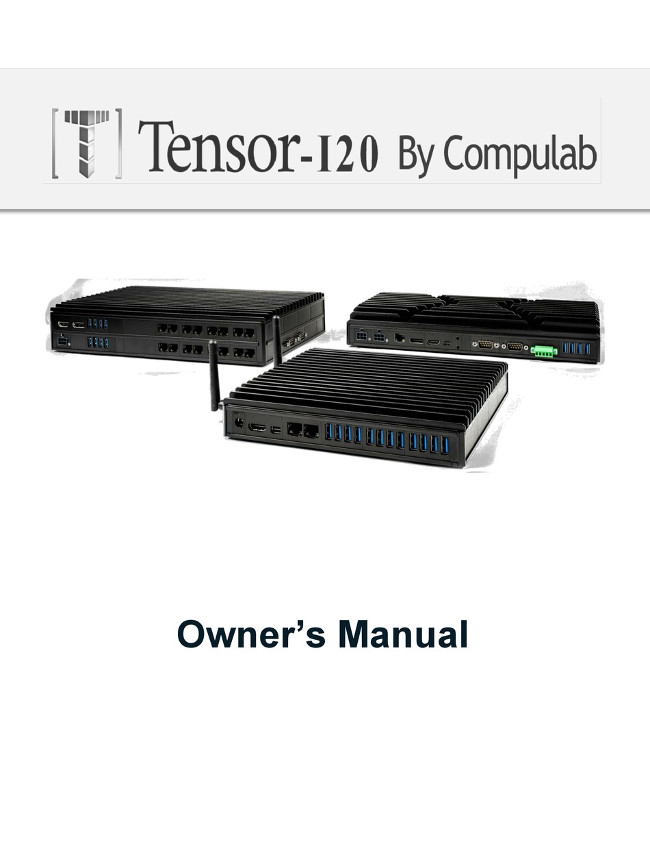 COMPULAB TENSORI20 OWNER'S MANUAL Pdf Download ManualsLib