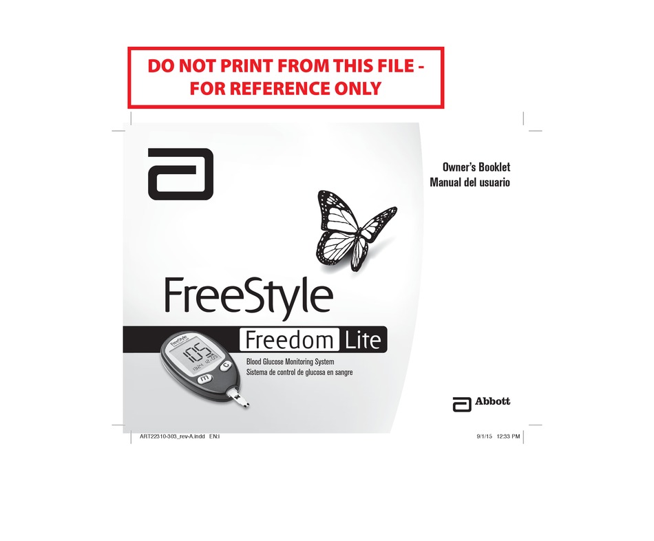 ABBOTT FREESTYLE FREEDOM LITE OWNER