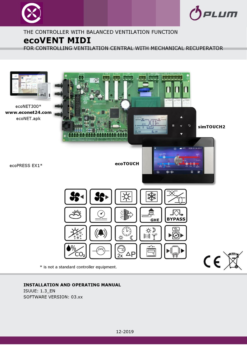 PLUM ECOVENT MIDI INSTALLATION AND OPERATING MANUAL Pdf Download ManualsLib