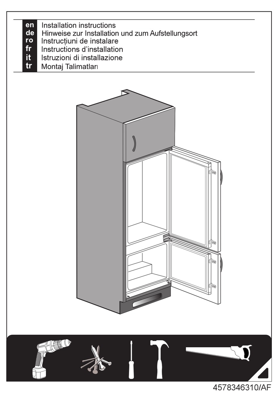 BEKO BCS28KFSN INSTALLATION INSTRUCTIONS MANUAL Pdf Download ManualsLib