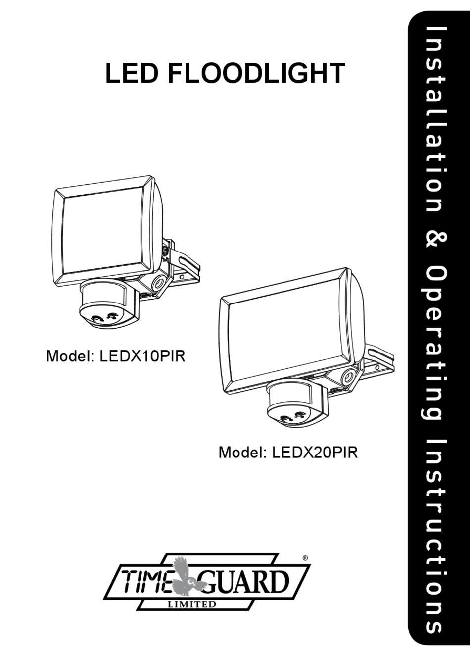 timeguard-ledx10pir-installation-operating-instructions-manual-pdf