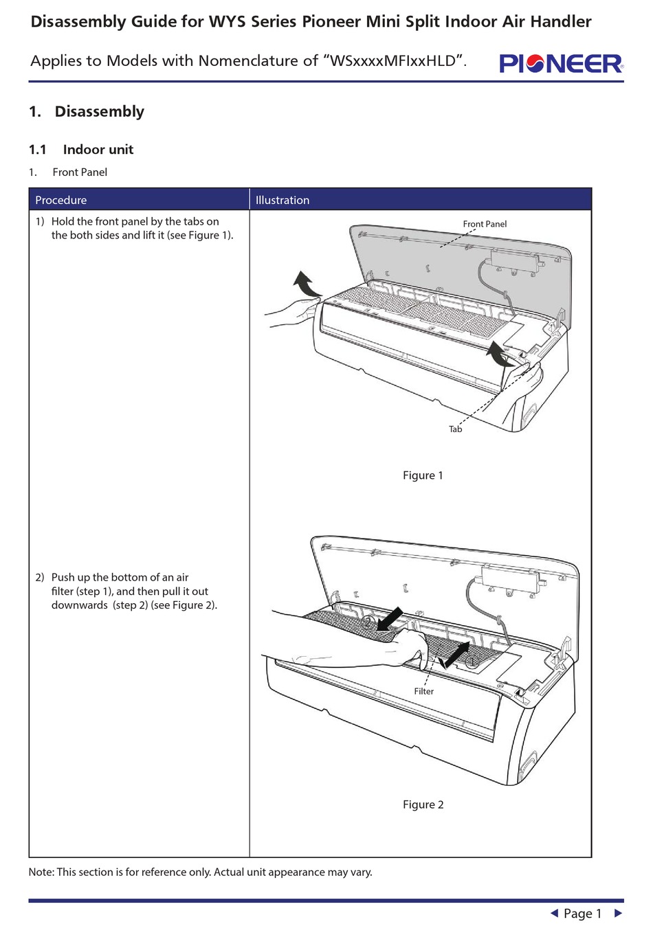 PIONEER WYS SERIES DISASSEMBLY MANUAL Pdf Download ManualsLib