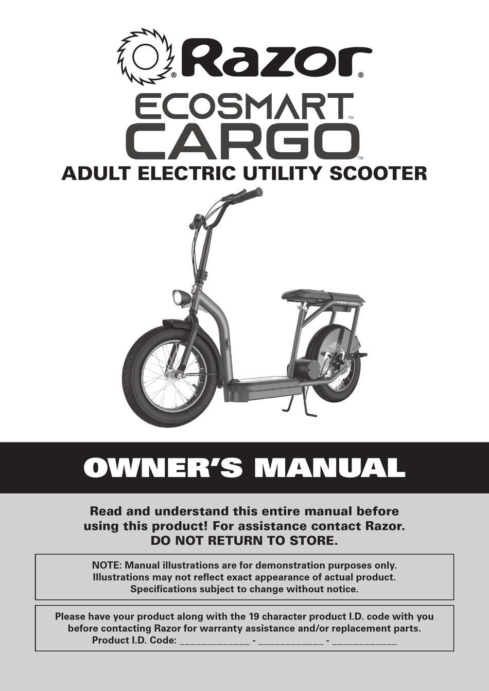 RAZOR ECOSMART CARGO OWNER'S MANUAL Pdf Download ManualsLib