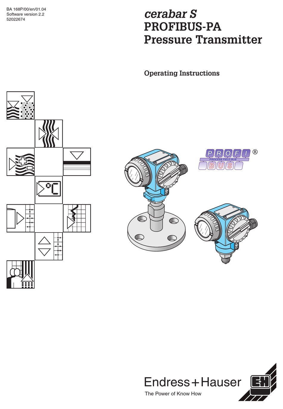 ENDRESS+HAUSER CERABAR S PROFIBUSPA OPERATING INSTRUCTIONS MANUAL Pdf