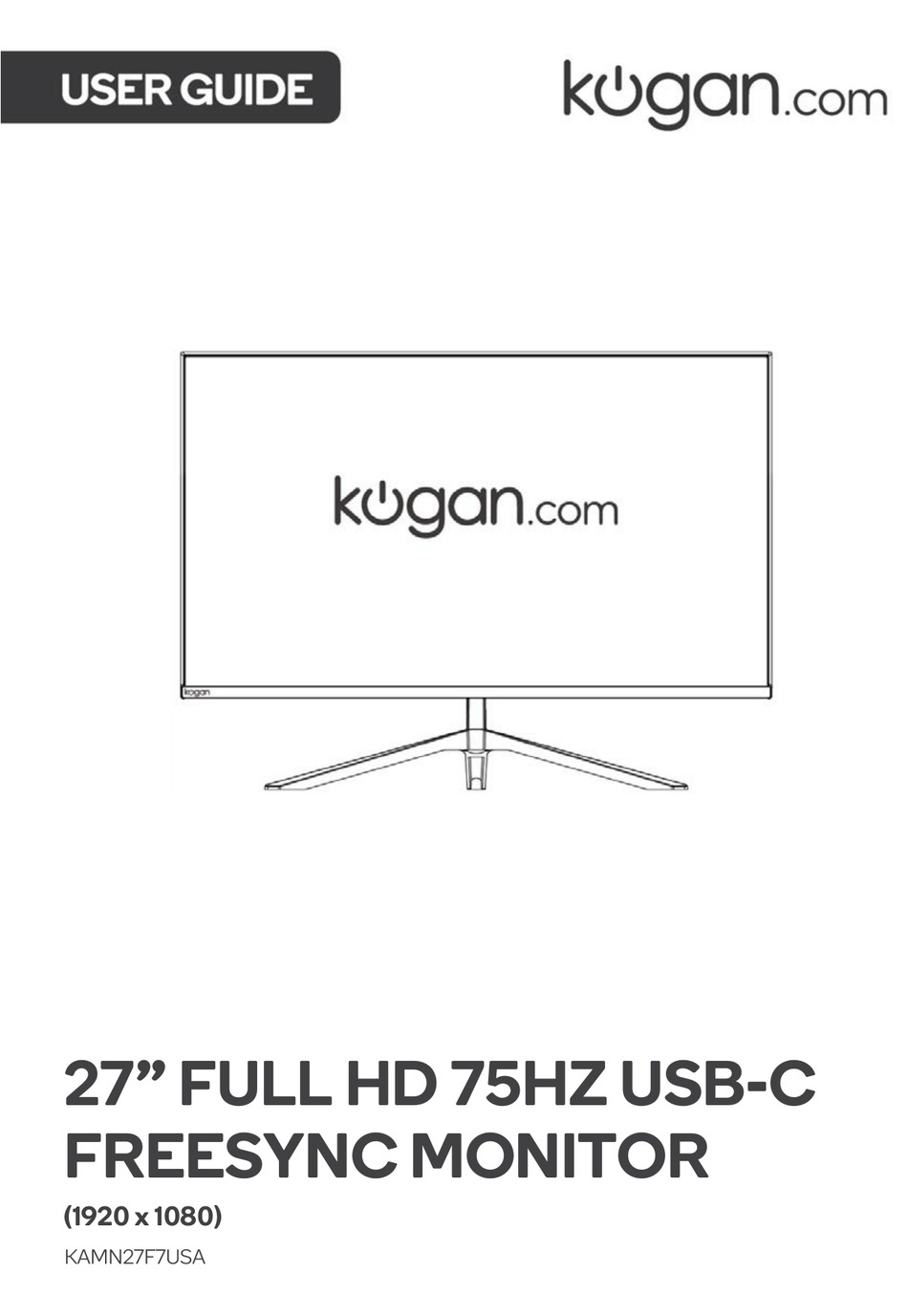 KOGAN KAMN27F7USA USER MANUAL Pdf Download ManualsLib