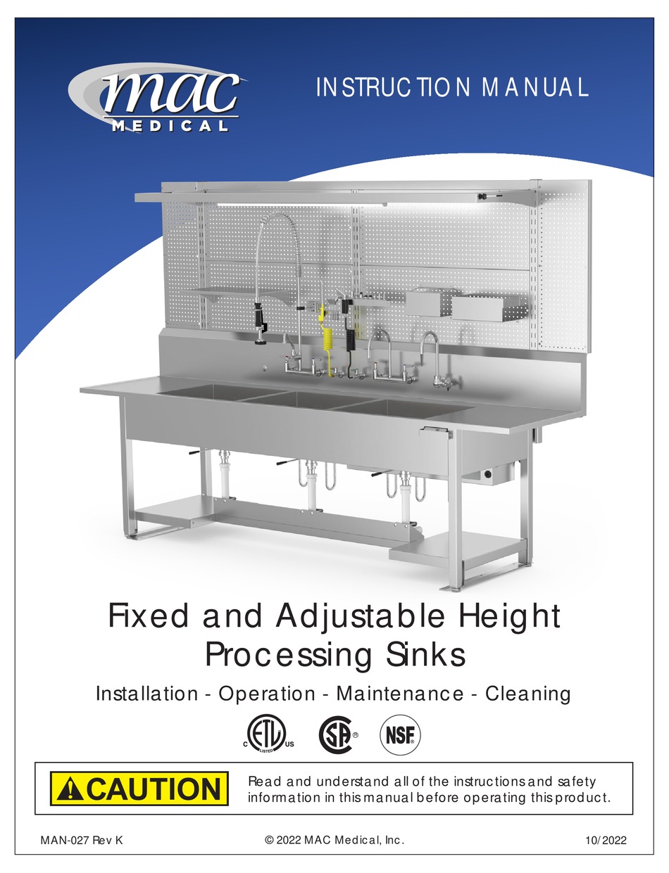 MAC MEDICAL PS3072371000 INSTRUCTION MANUAL Pdf Download ManualsLib