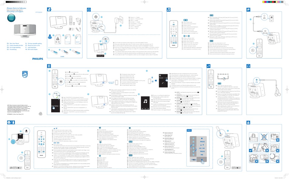 PHILIPS BTM2060W SHORT USER MANUAL Pdf Download ManualsLib